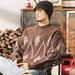 American Retro Diamond Pattern For Men New Trendy Fair Isle Ethnic Style Knitwear Autumn Winter Men's Knitted Sweater_viptrois.com