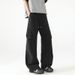 American Style Pleated Paratrooper Cargo Men 2025 Summer Thin Loose Versatile Wide-Leg Quick-Dry Casual Long Pants_viptrois.com