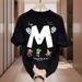 Men's Clothing Short Sleeved T Shirt Men's Summer 2025 New Style Trend Simple Half Sleeved Top Loose Casual_viptrois.com