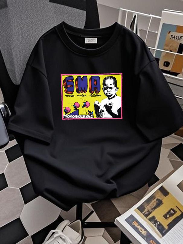 SANTA MONICA AIRLINES ROCCO DIVISION SKATEBOARD T SHIRT DESIGNS Graphic Stretched Unisex Comfortable Soft Breathable Homme Summer Fashion Slightly_viptrois.com
