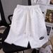 Men's Clothing Casual Waffle Shorts Loose Breathable Straight Pants Simple Versatile Casual Shorts_viptrois.com