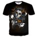 2025 New Trendy Men's 3D Digital Skull Printed Loose Short Sleeved T-shirt_viptrois.com