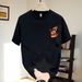 Trendy Nezha Printing Crew Neck Pure Cotton Short Sleeve 2025 New Summer Large Size T-shirt Versatile Loose Casual Top_viptrois.com