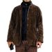 Men's Stylish Knit Jacket - Lightweight Polyester Coat With Chest Pockets (Trendy Casual Blazer Alternative)_viptrois.com