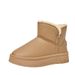 Cotton shoes women's winter new thick plus cotton warm pu snow boots plus velvet women's boots_viptrois.com