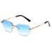 Polygonal Sunglasses For Women & Men - High-End Retro Fashion Eyewear (UV400 Protection, Trendy Design)_viptrois.com
