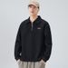 Nordmann Shanggu Clothing Men's Turn-Down Collar Polo Shirt Sweatshirt Korean Style Loose Fit Versatile Design Long Sleeve Top_viptrois.com