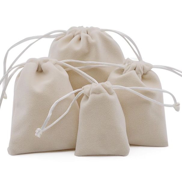 Jewelry Bag Velvet Bag Jewelry Bag Drawstring Storage Bag Ring Earrings Bracelet Drawstring Small Bag Brocade Bag_viptrois.com