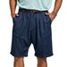 Men's Solid Color Five Point Shorts Casual Business Style Breathable Linen Loose Fit Straight Leg Summer Trousers_viptrois.com