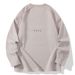 White Background Flat Live Broadcast Spring And Autumn New Hoodie Casual Versatile Youth Long Sleeved T-Shirt Round Neck 412_viptrois.com