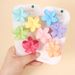 Sweet Cute Candy-Colored 4-Pack Bauhinia Claw Clips - Mini Bangs Clips & Side Clips - Small Back-of-Head Half-Up Hair Clips_viptrois.com