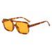 Women's Glasses New Square Frame Leopard Print Sunglasses Fashion Personality Style Sunglasses For Women High End Street Shooting Catwalk_viptrois.com
