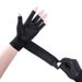 Half finger pressure gloves Copper fiber fitness strap Sports outdoor anti-slip joint care cycling gloves_viptrois.com