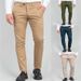 Men's Clothing Men's Formal Fashion Twill Cotton Stretch Fabric Side Pockets Classic Style Suit Pants_viptrois.com