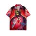 Men's Clothing Trendy Brand Hot Selling European Size Short Sleeved Printed Shirt Men's Classic Retro Hong Kong Style Beach Couple Loose Shirt Women_viptrois.com