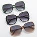 Women's Rhinestone Sunglasses – UV400 Square Frame With Geometric Design (3 Colors)_viptrois.com