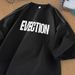 2025 Summer New Fashion Garden Collar Ice Silk T-Shirt Men's Loose Large Zipper Design Five Quarter Short Sleeve Top_viptrois.com