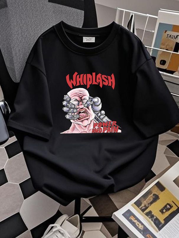 WHIPLASH POWER AND PAIN T-Shirt Unisex Cotton Tee Size S M L 234XL T1831 Casual Designer Clothes Stretched Slightly Streetwear_viptrois.com