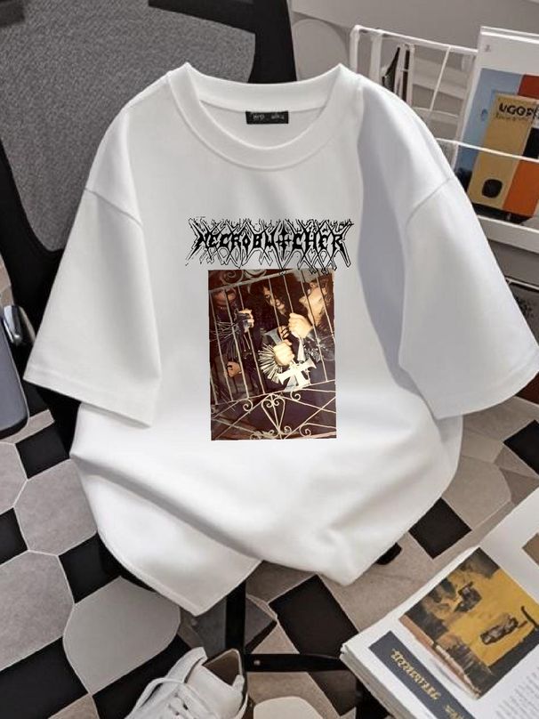 Limited NWT Necrobutcher Brazil Death Metal Band Music Art Graphic T-SHIRT S-3XL Fashion Breathable Casual Graphic Streetwear Summer Comfortable_viptrois.com