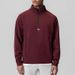 Men's Winter Half-Zip Stand Collar Sweatshirt - 400g Heavyweight Fleece Pullover, Warm Thickened Casual Jacket For Cold Weather_viptrois.com