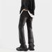 Men’s Gradient Faded Flare Jeans – Vintage-Inspired Wide-Leg Denim Pants With Mud Wash, Comfortable & Stylish For Streetwear & Casual_viptrois.com