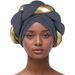 Muslim hat African Muslim casual fashion color matching twist headscarf hat cross forehead thick braid women's pullover hat_viptrois.com