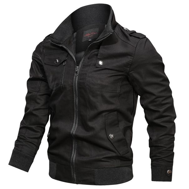 Men’s Slim-Fit Corduroy Jacket – Lightweight Zip-Up Casual Coat With Stand Collar & Side Pockets (Black/Khaki/Burgundy, M-5XL)_viptrois.com