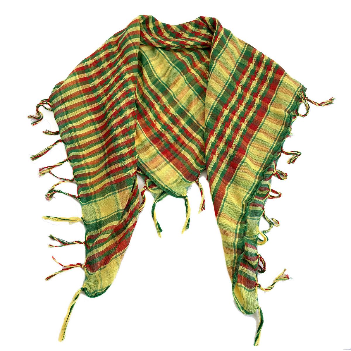 Red Yellow Green Arab Square Muslim Outdoor Sports Windproof Sandproof Warm Neck Scarf Headscarf_viptrois.com