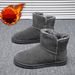 SHLIANG Men's Winter Boots Outdoor Waterproof Winter Shoes For Men Snow Boots High Quality Non Slip Ankle Boots Warm Shoes X0081_viptrois.com