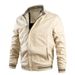 Men’s Stand Collar Jacket – Trendy Loose Fit | Autumn & Spring Casual Coat (M-5XL)_viptrois.com