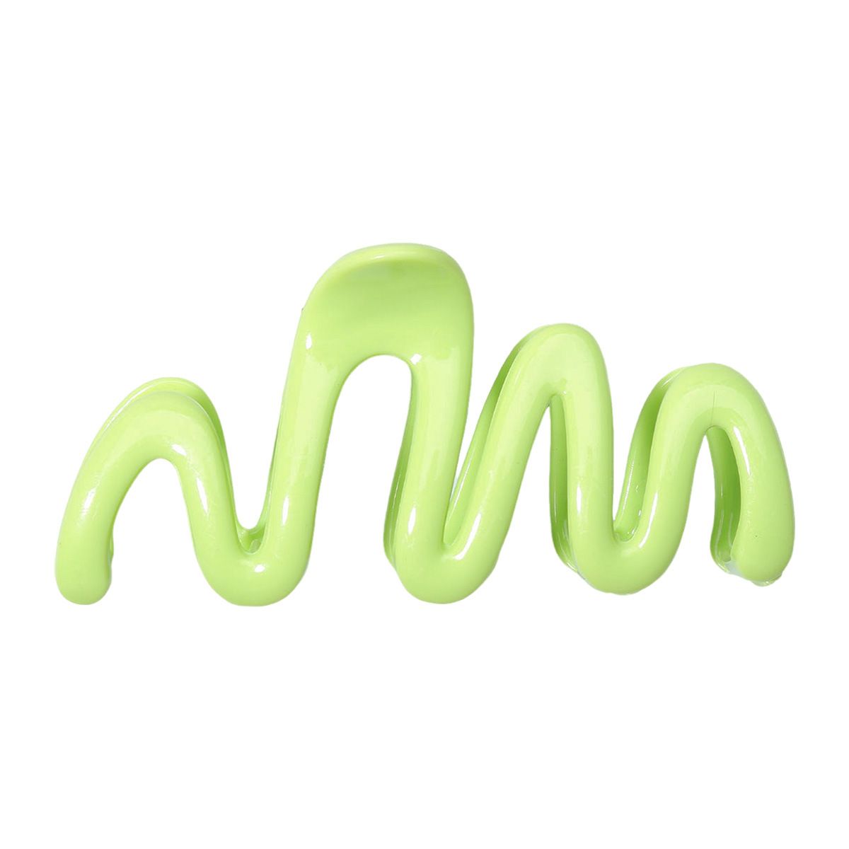 Premium Candy-Colored Dopamine Wave Claw Clip - Large Back-of-Head Updo Clip With Designer Flair - Statement Shark Clip_viptrois.com