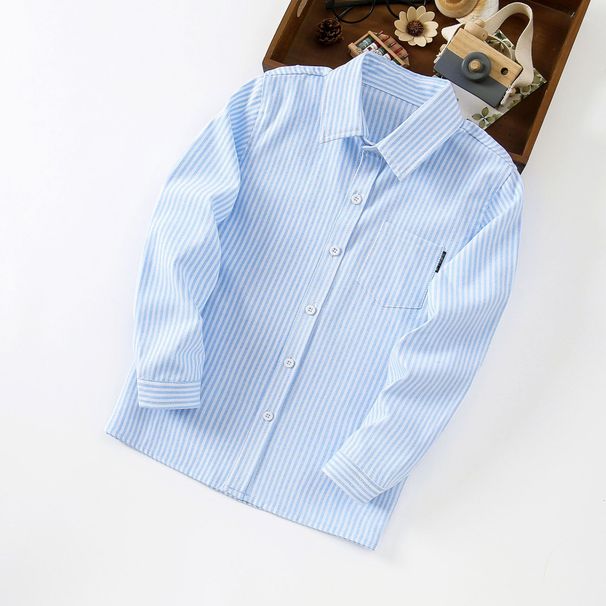 Children's Long Sleeved Striped Tops Boys' And Girls' Spring And Autumn Multi Color Striped Shirts Boys' Spring Striped Long Sleeved Shirts_viptrois.com