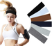 Yoga Sports Fitness Women Candy Elastic Non-slip Headband Solid Color Hairband_viptrois.com