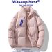 Down Cotton-padded Clothes, The Same Winter Cotton-padded Jacket For Men And Women, The New Cold-resistant, Windproof And Warm Bread-padded Jacket_viptrois.com