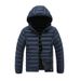 Rib Suit, Cotton-padded Coat For Men, Slim-fit Removable Hat, Thickened Hooded Top, Jacket For Men_viptrois.com