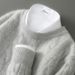Nordmann Winter 100% Pure Wool Sweater For Men, Round Neck, Thick Jacquard Solid Color Sweater, Business Casual Cashmere Knitted_viptrois.com