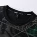 2025 Summer Men's Round Neck New Printed High End Short Enlarged T-shirt Casual Half Sleeve Trend_viptrois.com