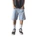 Men's High Street Trendy Retro Denim Shorts Loose Fit Casual Versatile Five Point Summer 2025 Style_viptrois.com