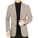 CT 2025 Spring And Autumn Middle-aged Men's Blazer Dad's Thin Business Casual Jacket Single Suit Men_viptrois.com