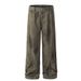 Wasteland Style Tie-Dye Vintage Dirty Jeans For Men, Trendy Brand With Wrinkled Design, Spray Paint Loose Wide-Leg_viptrois.com