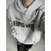 Spot Autumn Clothing 420 Heavy Hooded Sweatshirt Men's Autumn And Winter American High Street Trend Brand Package Letter Printing Trendy Jacket_viptrois.com