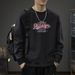 American Heavyweight Sweatshirt For Men, New Spring And Autumn Japanese Retro Loose Top, Oversize Crew Neck Jacket_viptrois.com