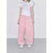 TMen's Clothing Rendy High Street Hip Hop Casual Pants For Women, Commerce,Loose Fitting, Niche, Straight Leg Long Pants._viptrois.com