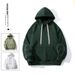 Sweater Men's Hooded Solid Color Night Reflective Strip Hooded Sweater Men's Loose Couple Sweater Men's And Women's Sweater_viptrois.com