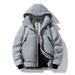 Men's Winter Down Jacket With Hood - Windproof, Warm & Thickened - 650 Fill Power White Duck Down - Oversized Fit For Daily Commute_viptrois.com