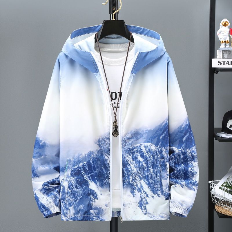 Men's clothing Summer ice silk sunscreen clothing anti-ultraviolet male and female couple models skin clothing jacket thin section breathable_viptrois.com