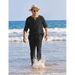 Men's Clothing Casual Solid Color Pocket Elastic Cotton And Linen Suit_viptrois.com