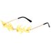 Men's Sunglasses New Style Personalized Sunglasses For Women Trendy Internet Celebrity Fishbone Sunglasses Trendy Fashion Party Funny Glasses_viptrois.com