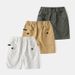 Mother & Kids Fashion Children's Clothing Pants 2025 New Boys' Shorts Korean Version Children's Casual Solid Color Shorts One Piece Trendy_viptrois.com
