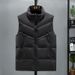 Men's Clothing plus size men's vest winter new cotton waistcoat casual down cotton vest cotton-padded coat for men_viptrois.com